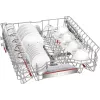 BOSCH SMI6ECS12E Serie 6 daļēji integrējamā trauku mazgājamā mašīna (birstēts nerūsējošais tērauds, 60 cm, Home Connect)