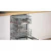 BOSCH SMI6ECS12E Serie 6 daļēji integrējamā trauku mazgājamā mašīna (birstēts nerūsējošais tērauds, 60 cm, Home Connect)