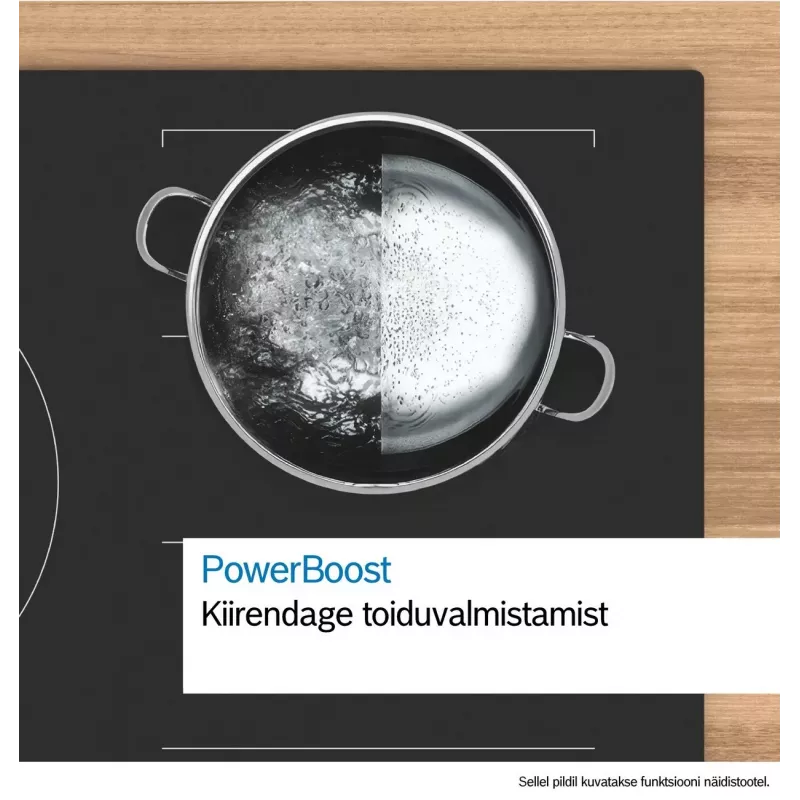 Bosch PIE61ABB5E Indukcijas plīts 4 zonas TouchSelect Melna