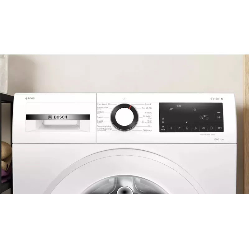 Bosch WGG256FLSN Brīvi stāvoša priekšējās ielādes veļas mazgājamā mašīna, 10 kg, 1600 apgr./min, A energoefektivitātes klase, balta