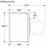 Bosch WGG256FLSN Brīvi stāvoša priekšējās ielādes veļas mazgājamā mašīna, 10 kg, 1600 apgr./min, A energoefektivitātes klase, balta