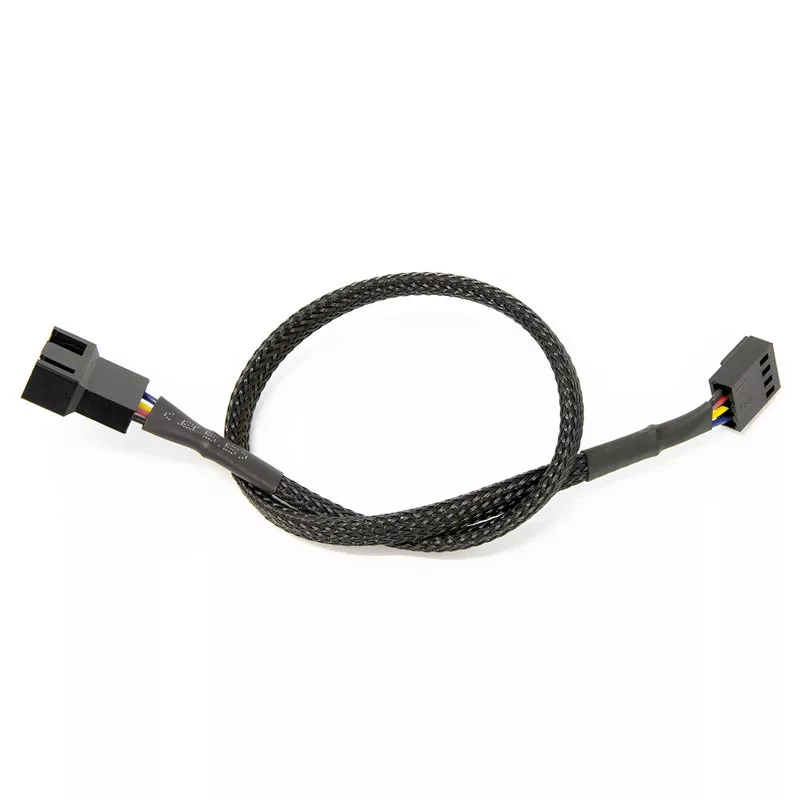 Watercool 4-Pin PWM pagarinājuma kabelis, melns - 30cm