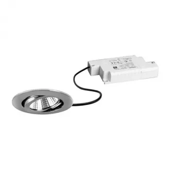 BRUMBERG 39363023 LED Iegremdējamais Prožektoru Komplekts BB03 Apaļš Hroms 830 Fāzes 6W 230V Grozāms