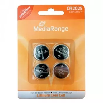 MEDIARANGE MRBAT131 CR2025 litija pulksteņa baterija 3V 160mAh 4 iepakojums