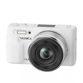 Yashica City 200 White Vienreizējās lietošanas kamera ar 27 kadriem