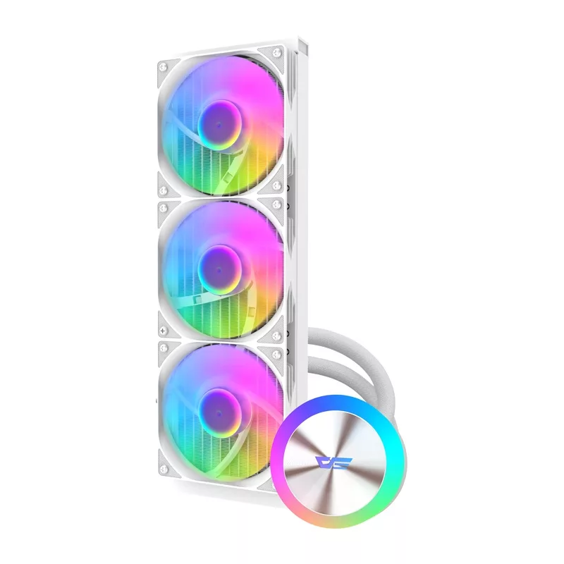 Darkflash DG360 šķidruma dzesētājs CPU, balts