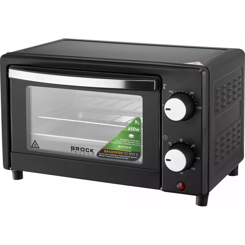Brock TO 9001 B Toaster Cepeškrāsns 9L 900W Melna