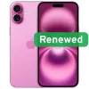 Apple Renewed Grade B iPhone 16 Plus 128 GB Pink 6.7 inch 5G