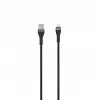 SEEK TOTI USB-A uz Lightning 2m Pīts Kabelis 2A (Nav-MFI) Melns