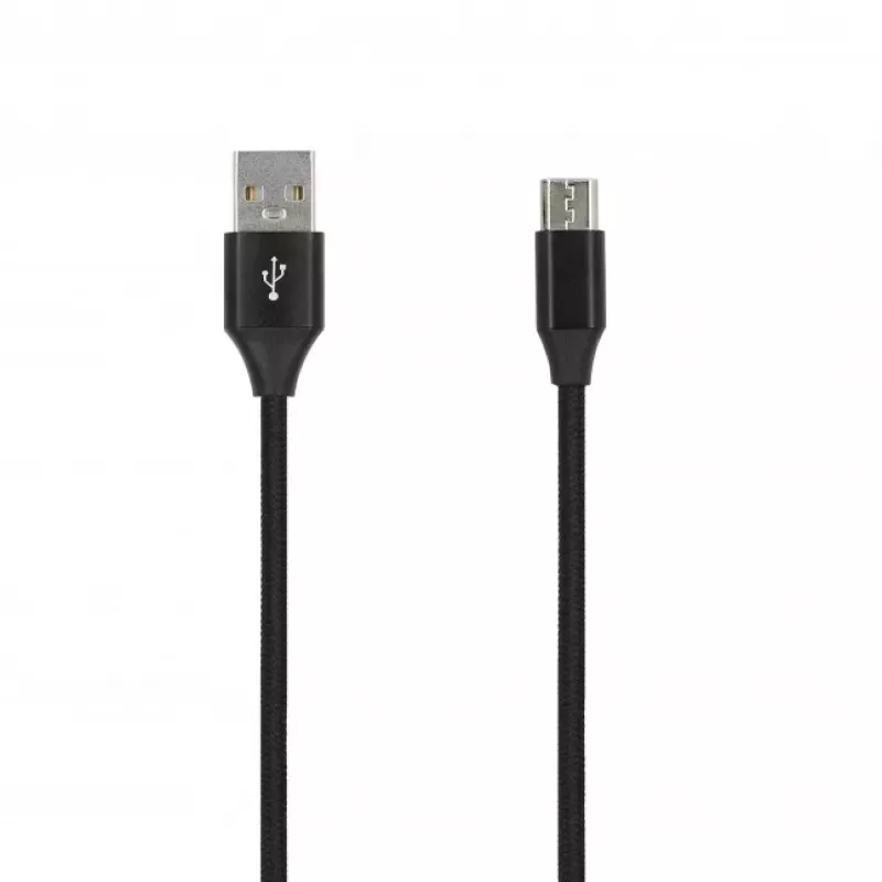 SEEK TOTI USB A to Micro USB, 2m Braided Cable 2A, Black
