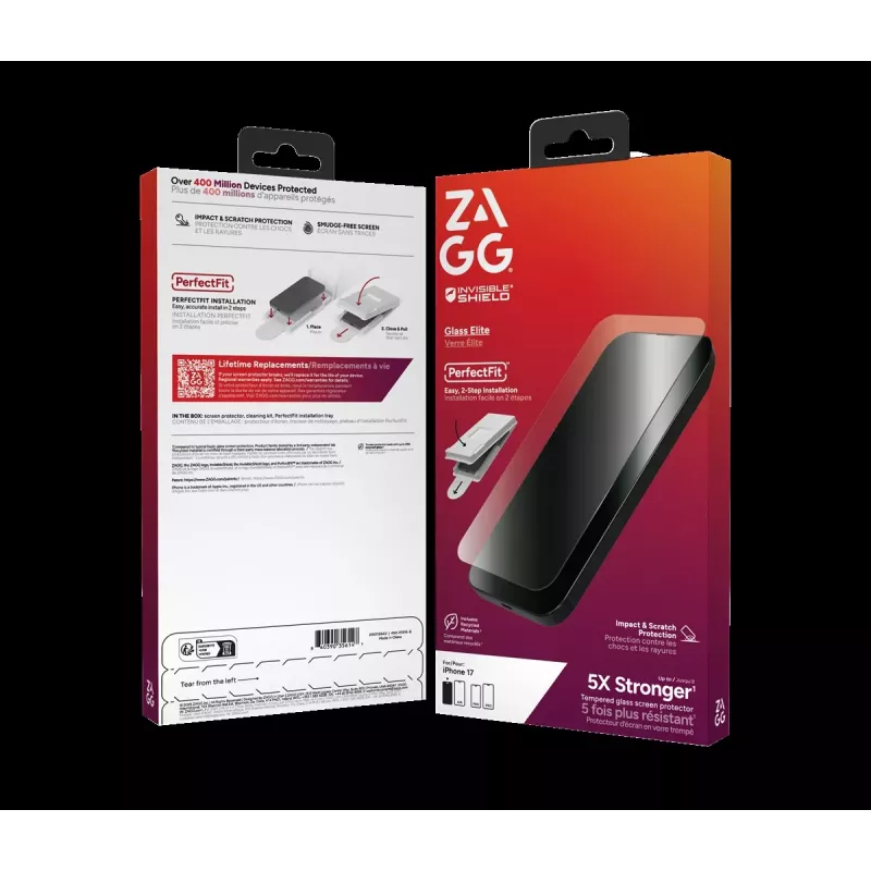 ZAGG Protection Bundle for iPhone 17: Case with MagSafe and Screen Protector