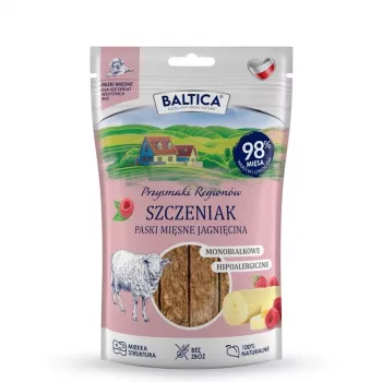 BALTICA Przysmaki Regionów Meat Strips Lamb – Suņu kārums – 90 g