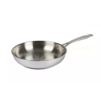 Kuhn Rikon ALLROUND Panna bez pārklājuma 24 cm – 18/10 Nerūsējošais tērauds, Indukcijai, Cepeškrāsns droša līdz 240°C