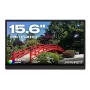 JAPANNEXT JN-MD-i156F-T-LE 15,6 inch IPS Full HD Touchscreen Portable Monitor ar Mini HDMI, USB-C, Iebūvētiem Skaļruņiem, Melns