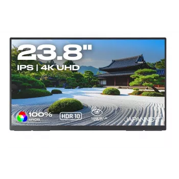 JAPANNEXT 60,5 cm (23,8 inch) JN-MD-IPS238U-C6 4K UHD IPS Monitor HDMI USB-C Black