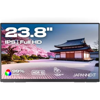JAPANNEXT 60,5 cm (23,8 collu) JN-MD-IPS238F-C6 Full HD IPS monitors ar HDMI un USB-C, melns