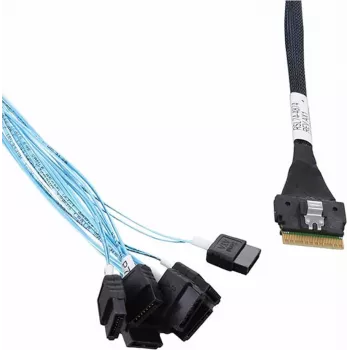 Microchip Adaptec iekšējais SAS kabelis - 1x8 Slim SAS (SFF-8654) uz 8x SATA - 0,8m