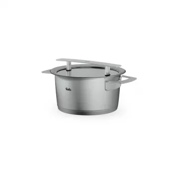 Fissler Phi Collection Cooking Pot with Glass Lid 20cm, 3.2 Liters