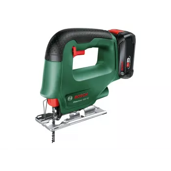 Bosch EasySaw 18V-70 bezvadu finierzāģis 0603012002 ar akumulatoru un lādētāju 18V 2,0 Ah