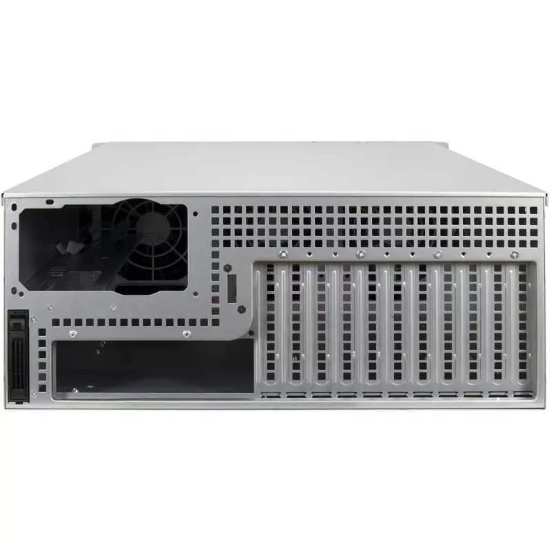 Inter-Tech IPC Storage 4U-4408-L 4U Rackmount Server Chassis, 8x 3,5 inch Hot-Swap, No PSU, Black