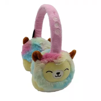 LAZERBUILT Squishmallows Bluetooth austiņas bērniem, Leonard The Lion, HMSQM-BT-LEONARD
