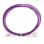 Extralink LC/UPC to LC/UPC Patch Cord, Multimode OM4 Duplex, 3,0mm, 3m