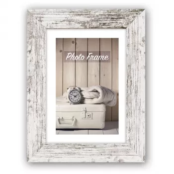 Zep Nelson 6 Vienas Fotogrāfijas Rāmis 40x50 cm Balts MDF Koka Rāmis