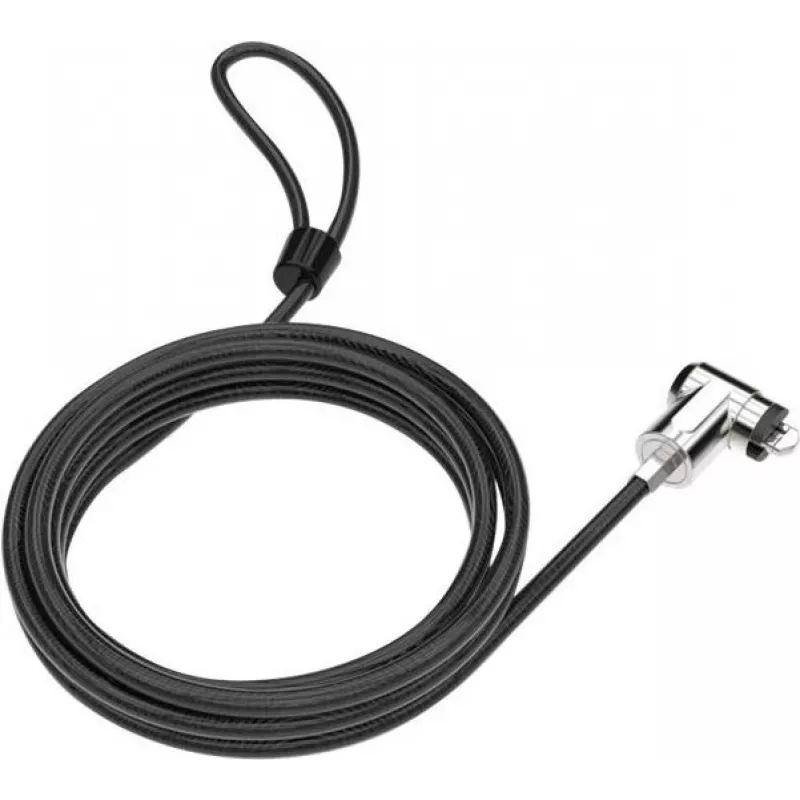 Compulocks Universal Security Cable Lock - Keyed T-Bar Lock - White - 1.83 m