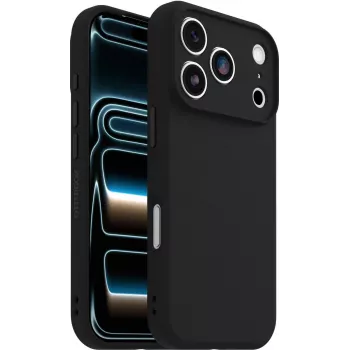 OtterBox Figura Series apvalks Apple iPhone 17 Pro, melns, MagSafe