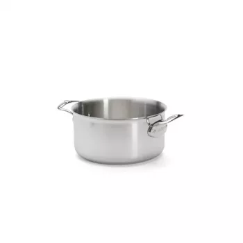 De Buyer Affinity Saucepot Stainless Steel ar vāku 24 cm