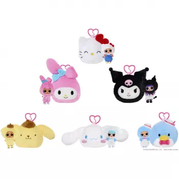 L.O.L. Surprise Loves Hello Kitty Reversible Plush Assorted