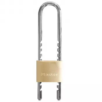 Master Lock 1950EURDCC regulējama augšdaļas atslēga 50 mm masīva misiņa korpuss