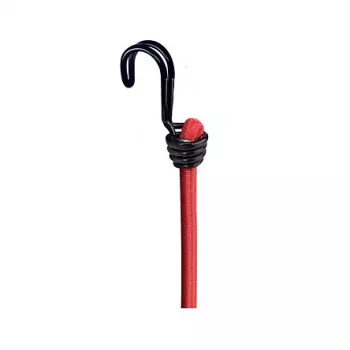 Master Lock 3020EURDAT Bungee Twin Wire Hook Luggage Strap - 0,6 m - 40 kg - Red - 2 Pieces
