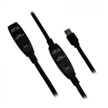 MCL Samar MC923AMF/A-15M USB 3.2 Gen 1 kabelis - 15 m - USB-A uz USB-A - Melns