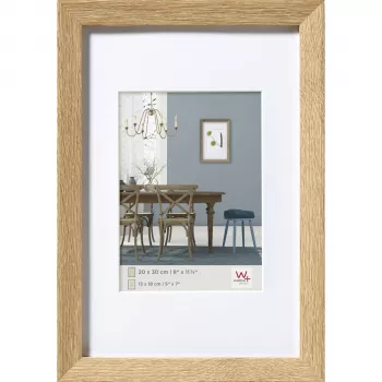 Walther Fiorito Light Oak 20x30 Wood Picture Frame with Passepartout EF030E