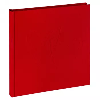Walther My Heart fotoalbums Sarkans 20x20 cm 40 baltas lapas linu vāks FA243R