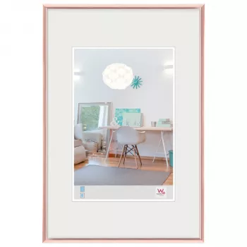 Walther New Lifestyle 10x15 cm Plastmasas Foto Rāmis Roze Zelts KV015Y