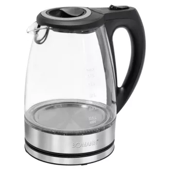 Bomann WKS 6032 G CB Elektriskā tējkanna 1.7 L Caurspīdīga 2200 W