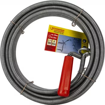 Rothenberger Industrial 072986E Kanalas tīrīšanas spirāle 10 m, Ø 26 mm