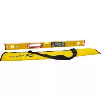 STABILA TECH 196 DL Digitalais līmeņrādis 81 cm ar pretslīdes paliktņiem un somu