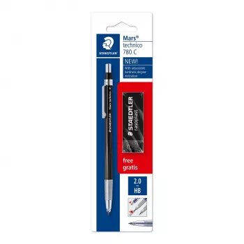 STAEDTLER Mars technico 780 C BKP6 mehāniskā zīmuļa turētājs blistera iepakojumā