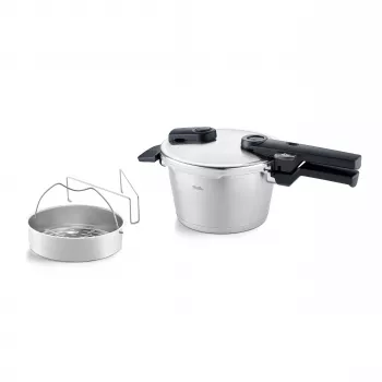 Fissler Vitaquick Premium 4.5L spiediena katls, 3-daļīgs komplekts 22 cm