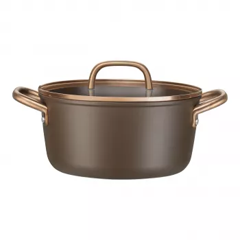 ZWILLING Milano katls ar stikla vāku 24 cm, Brūns