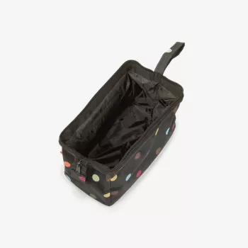 Reisenthel WC7009 Travel Cosmetic Dots Toiletry Bag - Multi-Colored Polyester with Zipper Closure, 3 Pockets