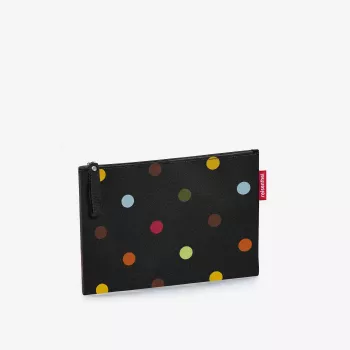Reisenthel Case 1 Dots Kosmētikas soma Melna Daudzkrāsaina Poliesters 240 mm x 170 mm