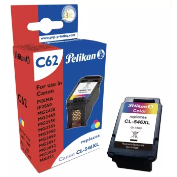 Pelikan saderīgā tintes kasetne Canon CL-546XL (Trīskrāsu, augstas ražības)
