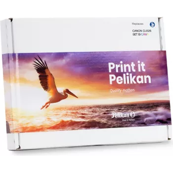 Pelican PromoPack P52 Compatible Ink Cartridge Multipack Black Cyan Magenta Yellow for Canon CLI-526 (4 Pack)
