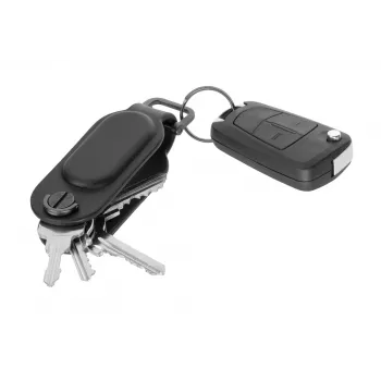 TROIKA TRACK & FIND KEY ORGANIZER (KR26-30/BK) - Smart Key Organizer with Bluetooth Finder, Black