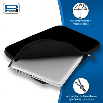 PEDEA Notebook Sleeve 14,1 inch (35,8 cm), Black