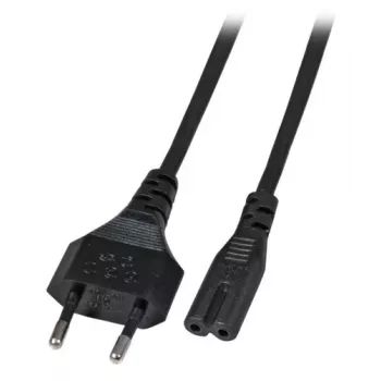 EFB Elektronik Euro-C7 Power Cord 180° Black 1 m 2 x 0,75 mm² EK502.1V2